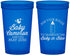 Custom Baby Shower 22 oz Translucent Cups - Booze Baby In Blue | 90015