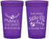 Custom Baby Shower 22 oz Translucent Cups - Little Lady On The Way | 90021