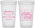Custom Baby Shower 22 oz Translucent Cups - Sweet Little Lady | 90024