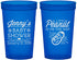 Custom Baby Shower 22 oz Translucent Cups - Peanut On The Way | 90025