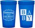Custom Baby Shower 22 oz Translucent Cups - Celebrating | 90029
