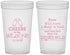 Custom Baby Shower 22 oz Translucent Cups - Cheers Bottle | 90031