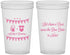 Custom Baby Shower 22 oz Translucent Cups - Beer Due Date Is Near | 90032