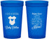 Custom Baby Shower 22 oz Translucent Cups - Baby Is Brewing | 90041