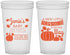 Custom Baby Shower 22 oz Translucent Cups - Pumpkin On The Way | 90042