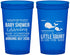 Custom Baby Shower 22 oz Translucent Cups - Mermaid On Her Way | 90044