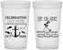 Custom Baby Shower 22 oz Translucent Cups - Gender Reveal Whale | 90053