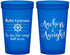 Custom Baby Shower 22 oz Translucent Cups - Nautical Anchors Aweigh | 90054