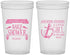 Custom Baby Shower 22 oz Translucent Cups - Anchors Aweigh Little Girl | 90056