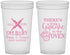 Custom Baby Shower 22 oz Translucent Cups - Cupcake In The Oven | 90059