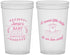 Custom Baby Shower 22 oz Translucent Cups - Sweet Little Lady | 90061