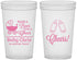 Custom Baby Shower 22 oz Translucent Cups - Raise A Beer | 90081