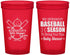 Custom Baby Shower 22 oz Translucent Cups - Baseball | 90090