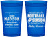 Custom Baby Shower 22 oz Translucent Cups - Football | 90091