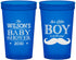Custom Baby Shower 22 oz Translucent Cups - Little Boy | 90092