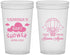 Custom Baby Shower 22 oz Translucent Cups - Hot Air Balloon | 90097