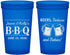 Custom Baby Shower 22 oz Translucent Cups - Beers Bbq Babies | 90111