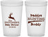 Custom Baby Shower 22 oz Translucent Cups - Hunting Deer | 90118