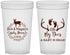 Custom Baby Shower 22 oz Translucent Cups - Oh My Deer | 90123