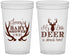Custom Baby Shower 22 oz Translucent Cups - My Little Deer | 90124