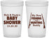 Custom Baby Shower 22 oz Translucent Cups - Fishing Hunting | 90126