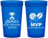 Custom Baby Shower 22 oz Translucent Cups - Sports Mvp | 90141