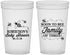 Custom Baby Shower 22 oz Translucent Cups - Bee Family | 90155