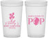 Custom Baby Shower 22 oz Translucent Cups - Shes Going To Pop | 90157