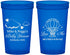 Custom Baby Shower 22 oz Translucent Cups - Love Is In The Air | 90163