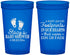 Custom Baby Shower 22 oz Translucent Cups - Footprints | 90176