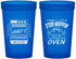 Custom Baby Shower 22 oz Translucent Cups - Stud Muffin | 90182