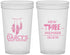 Custom Baby Shower 22 oz Translucent Cups - Tribe Member | 90183