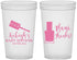 Custom Baby Shower 22 oz Translucent Cups - Mani Thanks | 90184