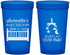 Custom Baby Shower 22 oz Translucent Cups - Party At Our Crib | 90187