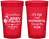 Custom Baby Shower 22 oz Translucent Cups - Christmas | 90191
