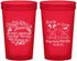 Custom Baby Shower 22 oz Translucent Cups - Christmas Gender Reveal | 90193