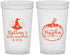 Custom Baby Shower 22 oz Translucent Cups - Little Pumpkin Halloween | 90196