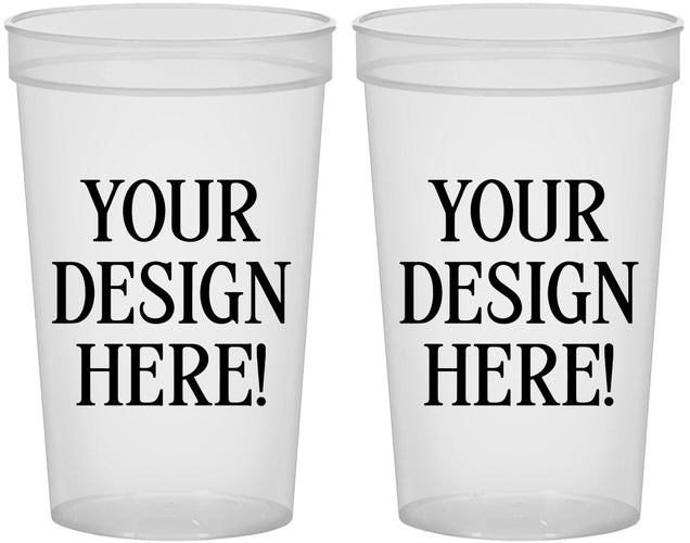 22 oz Translucent Cups - Design Your Own