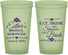 Custom Bridal Shower 22 oz Glow In The Dark Cups - Eat Drink Shower Bride | 100002