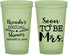 Custom Bridal Shower 22 oz Glow In The Dark Cups - Soon To Be Mrs | 100013