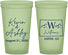Custom Wedding 22 oz Glow In The Dark Cups - Colorado | 105