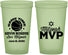 Custom Bar Mitzvah 22 oz Glow In The Dark Cups - 13th Birthday Basketball | 110001