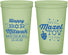 Custom Bar Mitzvah 22 oz Glow In The Dark Cups - 13th Birthday Mazel Tov | 110017