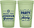 Custom Bar Mitzvah 22 oz Glow In The Dark Cups - 13th Birthday Mazel Tov | 110019