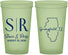 Custom Wedding 22 oz Glow In The Dark Cups - Illinois | 112