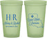 Custom Wedding 22 oz Glow In The Dark Cups - Louisiana | 117