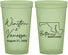 Custom Wedding 22 oz Glow In The Dark Cups - Maryland | 119