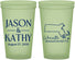 Custom Wedding 22 oz Glow In The Dark Cups - Massachusetts | 120