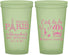 Custom Bat Mitzvah 22 oz Glow In The Dark Cups - 12th Birthday Paris | 120004