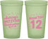 Custom Bat Mitzvah 22 oz Glow In The Dark Cups - 12th Birthday Mazel Tov | 120007